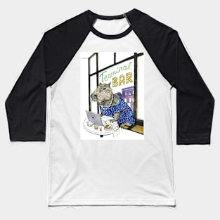 Capybara at the cafe Baseball T-Shirt